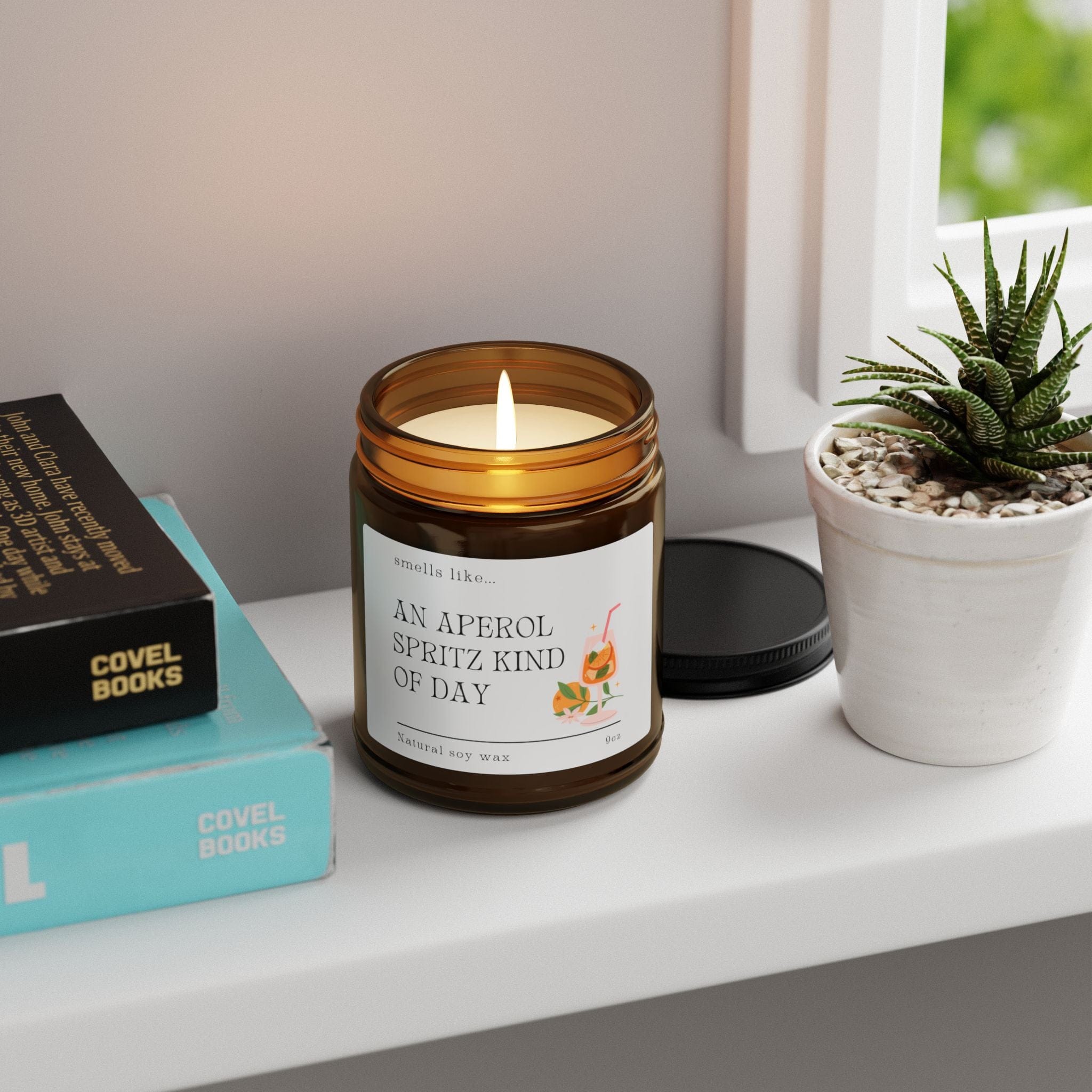 An Aperol Spritz Kind of Day Candle