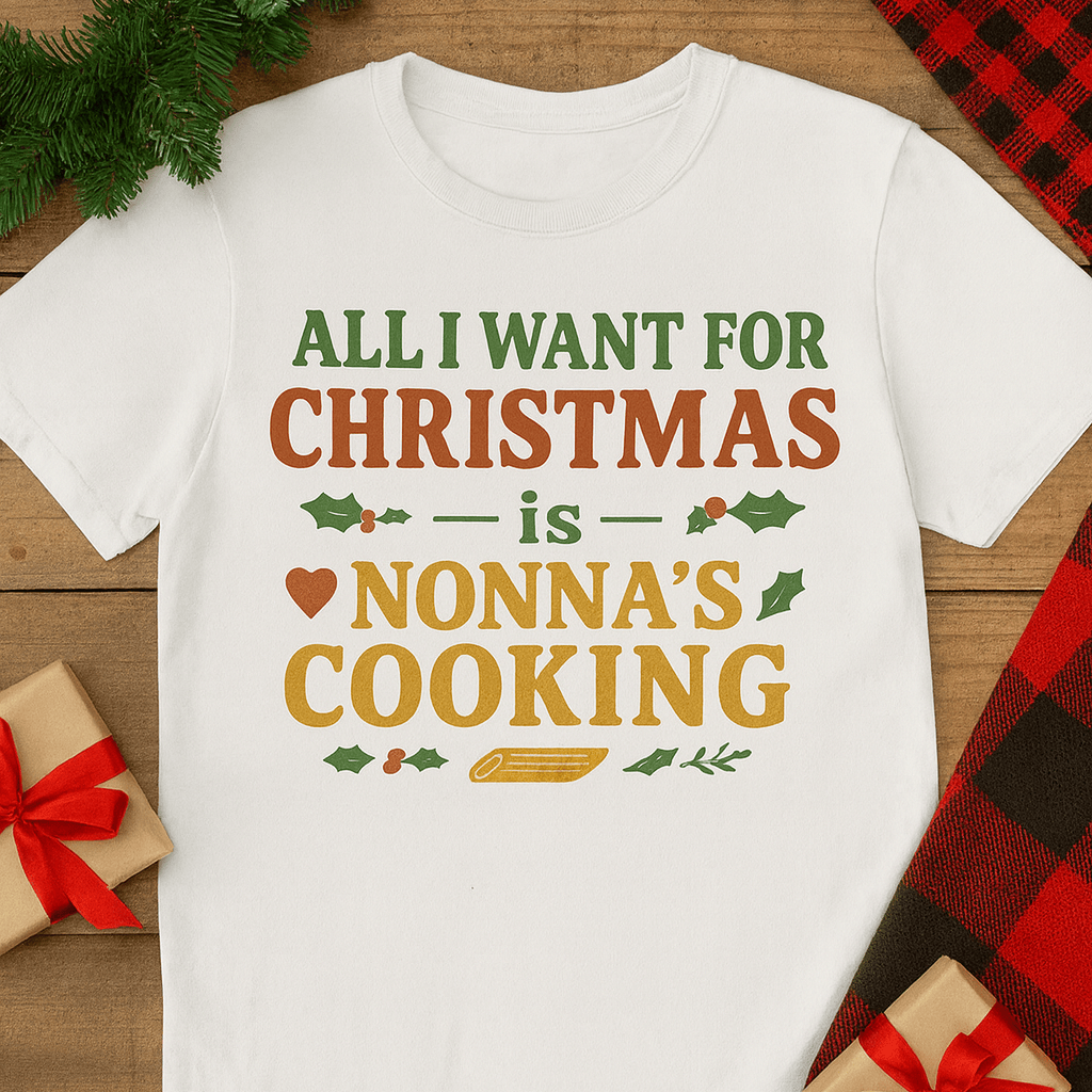 All I Want for Christmas Is Nonna's Cooking T-Shirt