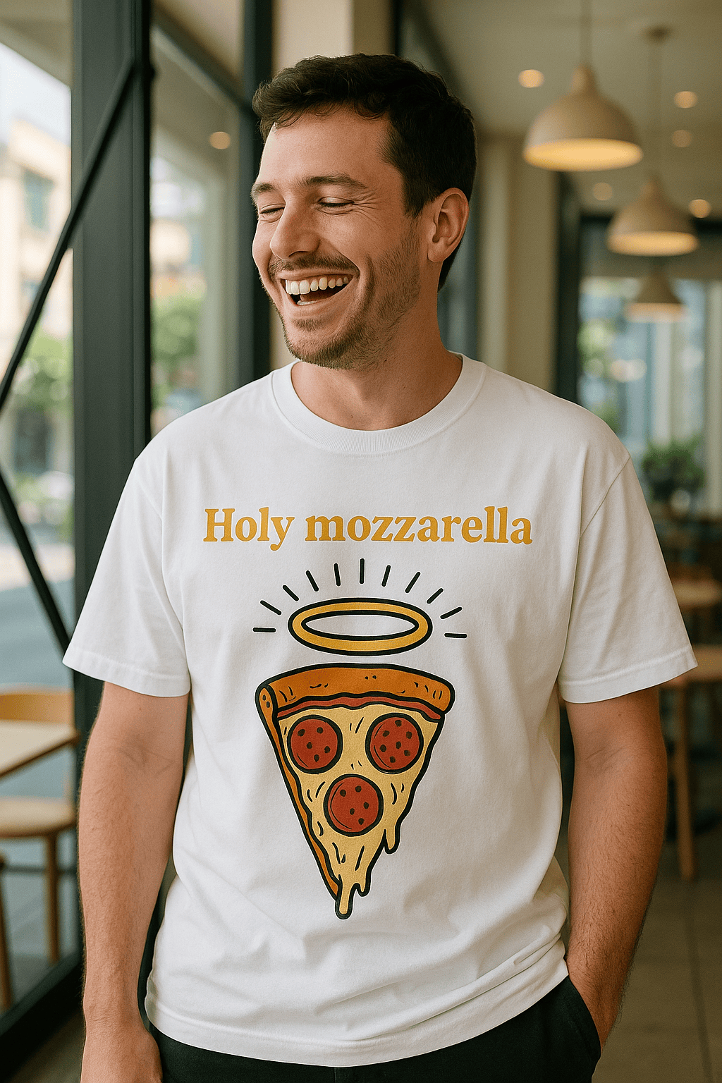 Holy Mozzarella Pizza T-Shirt
