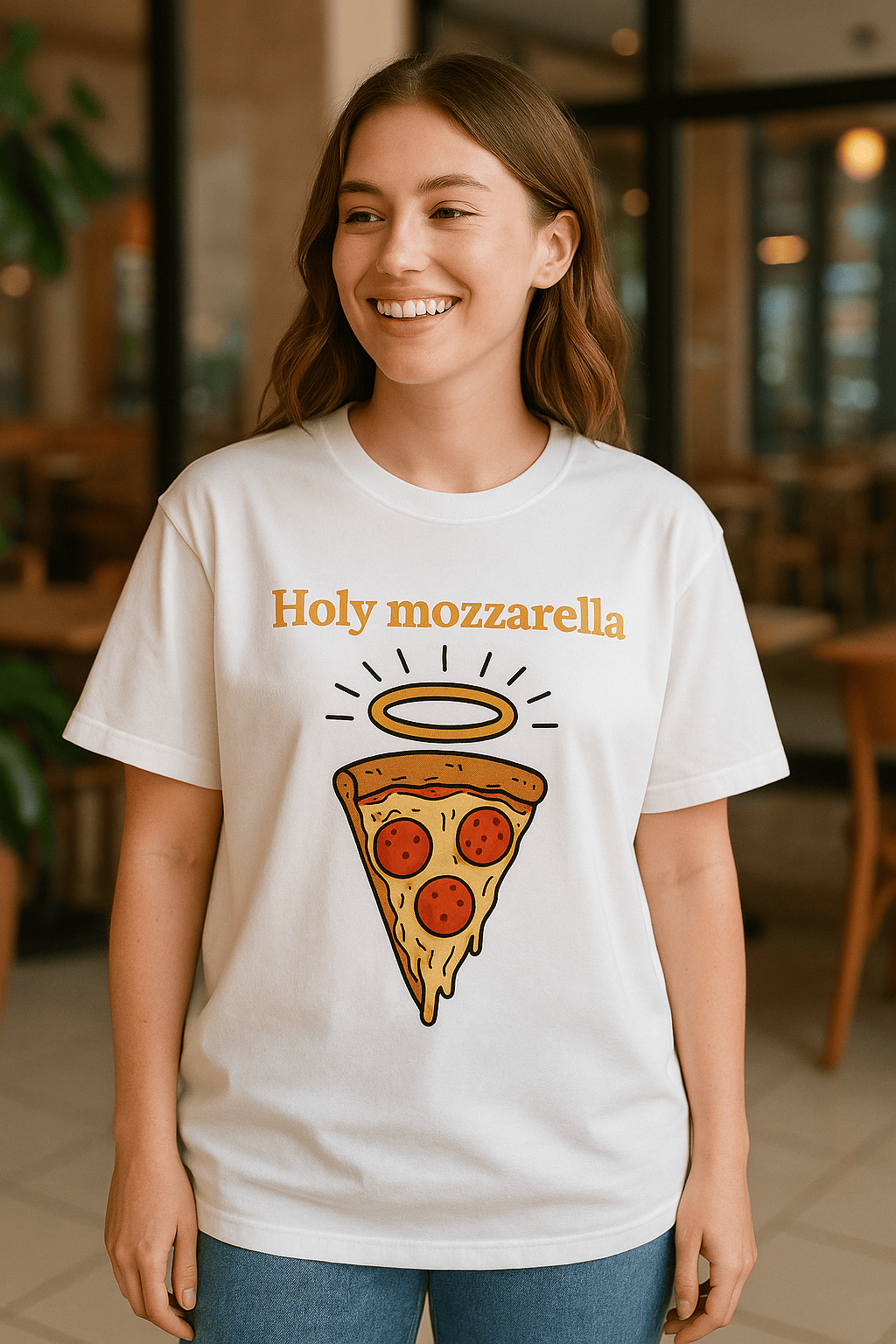 Holy Mozzarella Pizza T-Shirt
