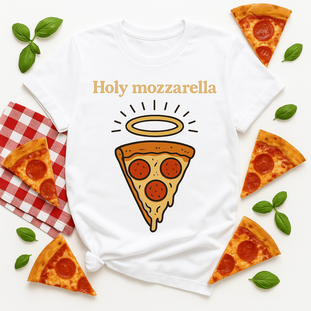 Holy Mozzarella Pizza T-Shirt