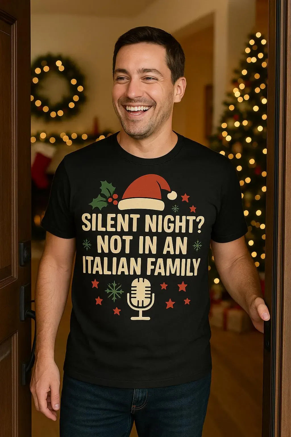 Silent Night Not in an Italian Family T-Shirt